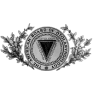 Medical professional credential badge with shield emblem