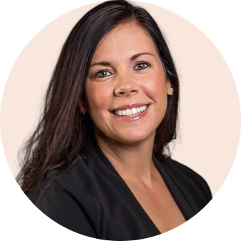 Robyn Goldsmith, smiling woman in professional black blazer