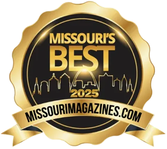 Missouri's Best 2025 award seal by Missouri Magazines