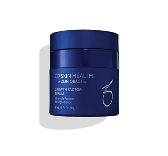 ZO Skin Health Growth Factor Serum dark blue jar, 30 mL