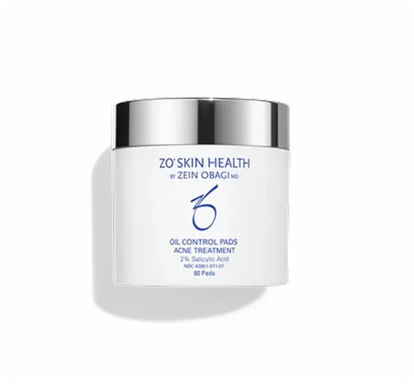 ZO Skin Health Oil Control Pads with 2% Salicylic Acid acne treatment, 60 pads