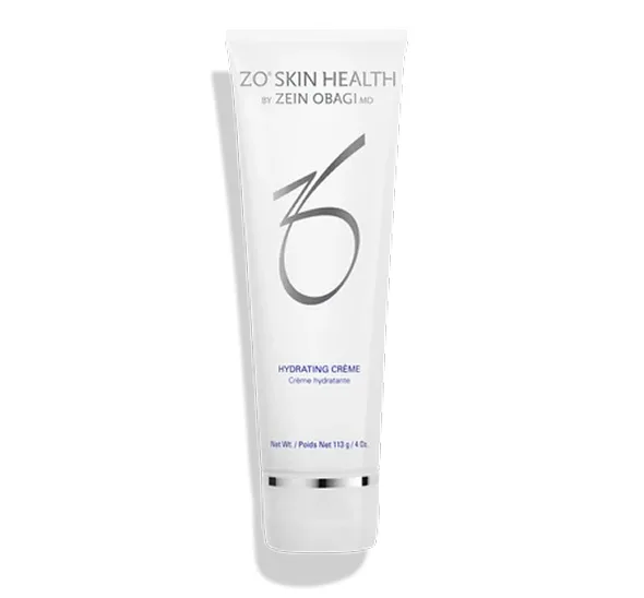 ZO Skin Health Hydrating Creme tube with white label