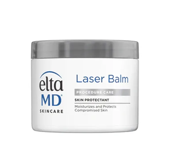 EltaMD Laser Balm procedure care skin protectant jar with gray lid