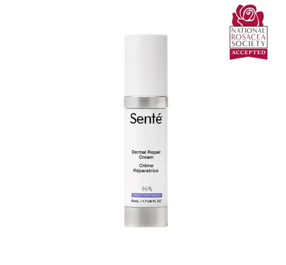 Senté Dermal Repair Cream with National Rosacea Society accepted seal, 1.7 oz jar