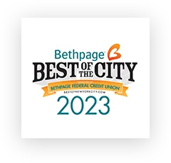 Bethpage Best of the City 2023 award seal