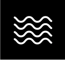 Wavy lines icon representing water or weather protection