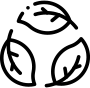 Abstract rounded shield icon