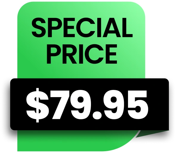 Special Price $79.95 badge banner