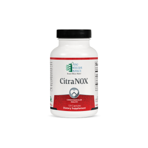 CitraNOX dietary supplement bottle, 120 capsules, for cardiovascular health