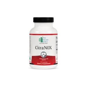 CitraNOX dietary supplement bottle, 120 capsules, for cardiovascular health
