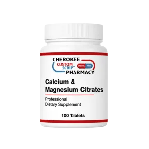 Cherokee Custom Script Pharmacy Calcium & Magnesium Citrates, 100 tablets