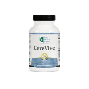 CereVive endocrine health dietary supplement bottle, 120 capsules