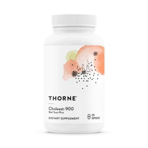 Thorne Choleast-900 red yeast rice dietary supplement bottle with 120 capsules