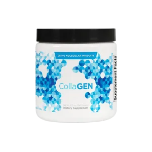 CollaGEN powder dietary supplement by Ortho Molecular Products for connective tissue support