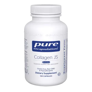 Pure Encapsulations Collagen JS 120 capsules dietary supplement bottle