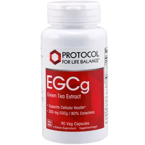 Protocol for Life Balance EGCg green tea extract dietary supplement bottle with 90 vegetable capsules