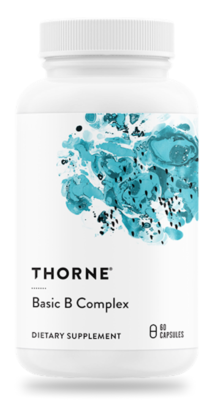 Thorne Basic B Complex dietary supplement bottle