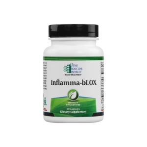 Inflamma-bLOX dietary supplement bottle with 60 capsules by Ortho Molecular Products