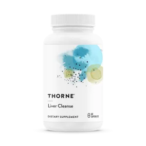 Thorne Liver Cleanse dietary supplement bottle with 60 capsules