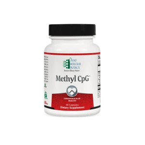 Ortho Molecular Products Methyl CpG bottle of 60 capsules for cardiovascular health dietary supplement