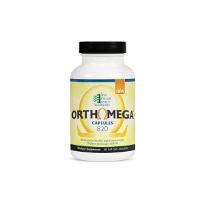 OrthoOmega 820 capsules 60 softgel bottle by Ortho Molecular Products