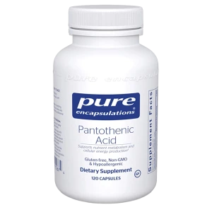 Pure Encapsulations Pantothenic Acid 120 capsules dietary supplement bottle