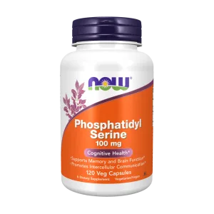 NOW Phosphatidyl Serine 100 mg for cognitive health, 120 veg capsules