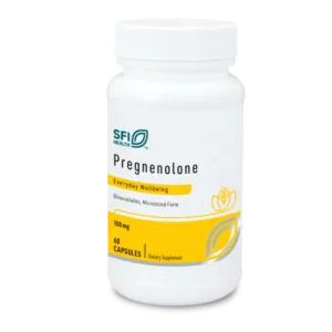 SFI Health Pregnenolone everyday wellbeing capsule bottle, 100mg, 60 count