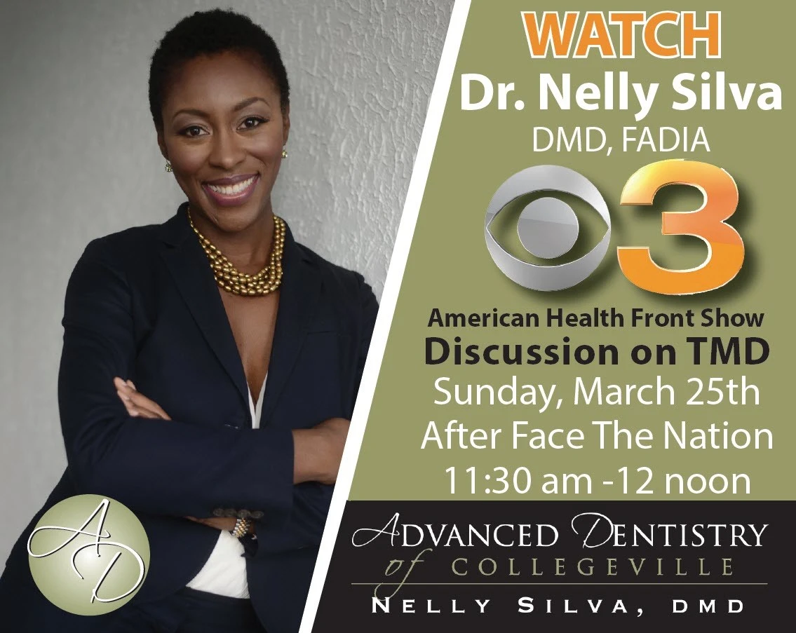 Dr. Nelly Silva on CBS3 discussing TMD and jaw pain