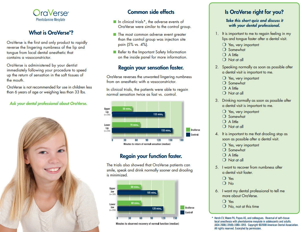Ora Verse brochure Ora Verse brochure Collegeville dentist