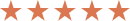Five orange stars in a row