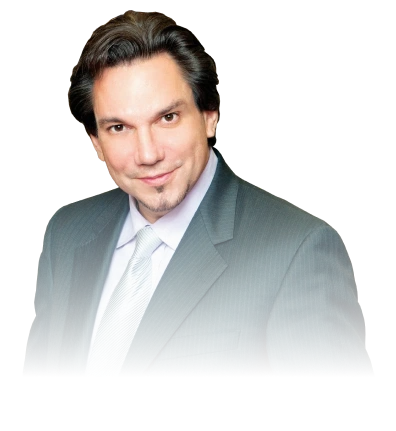 Man in gray blazer and light blue shirt, professional headshot