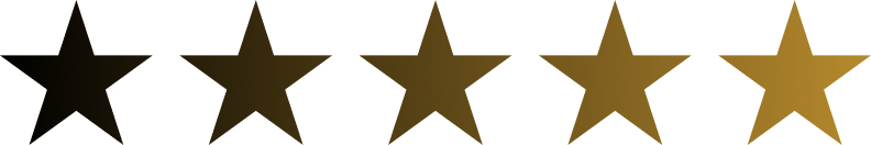 Five-star rating with two filled black stars and three filled gold stars