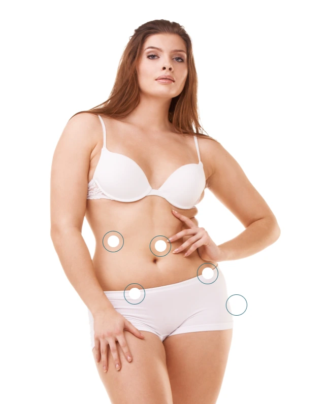 Areas Addressed With a Circumferential Tummy Tuck