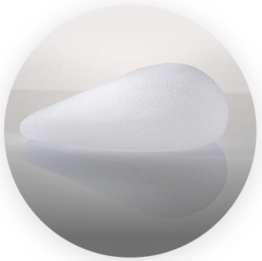 Gummy bear shaped cohesive gel breast implant