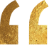 Two gold quotation mark symbols