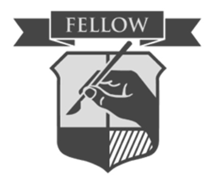 Fellow badge seal with surgical hand and shield