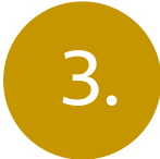 Gold circle with number 3