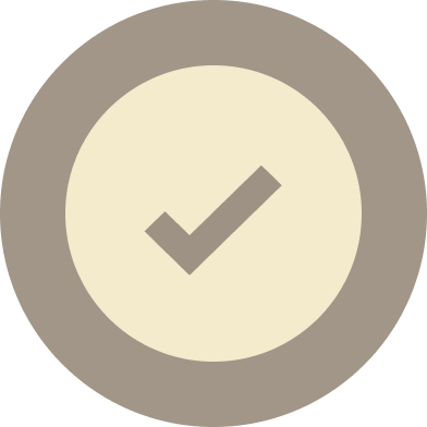 Checkmark icon in circle