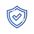 Shield with checkmark, representing insurance coverage