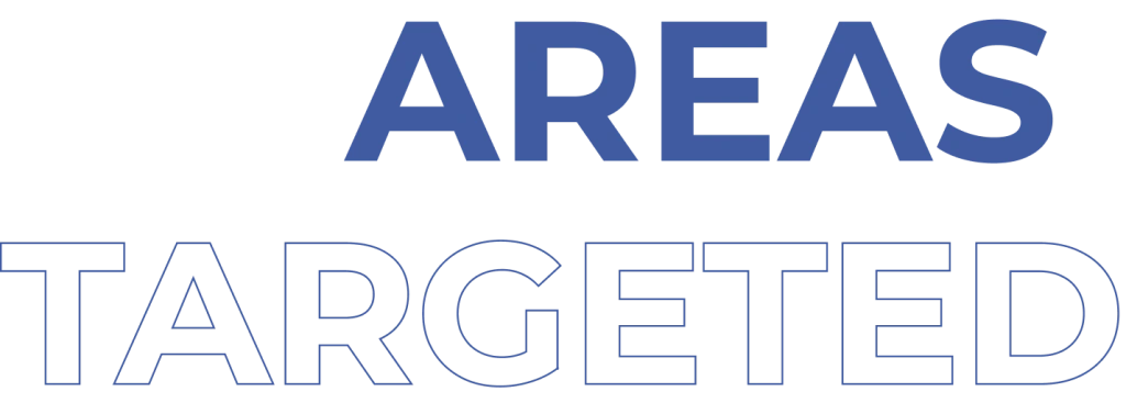 AREAS TARGETED