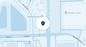 Map showing Gianan Health's Bolingbrook location with a pin marker