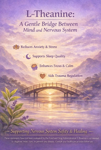 L-Theanine: A Gentle Bridge Between Mind and Nervous System Banner