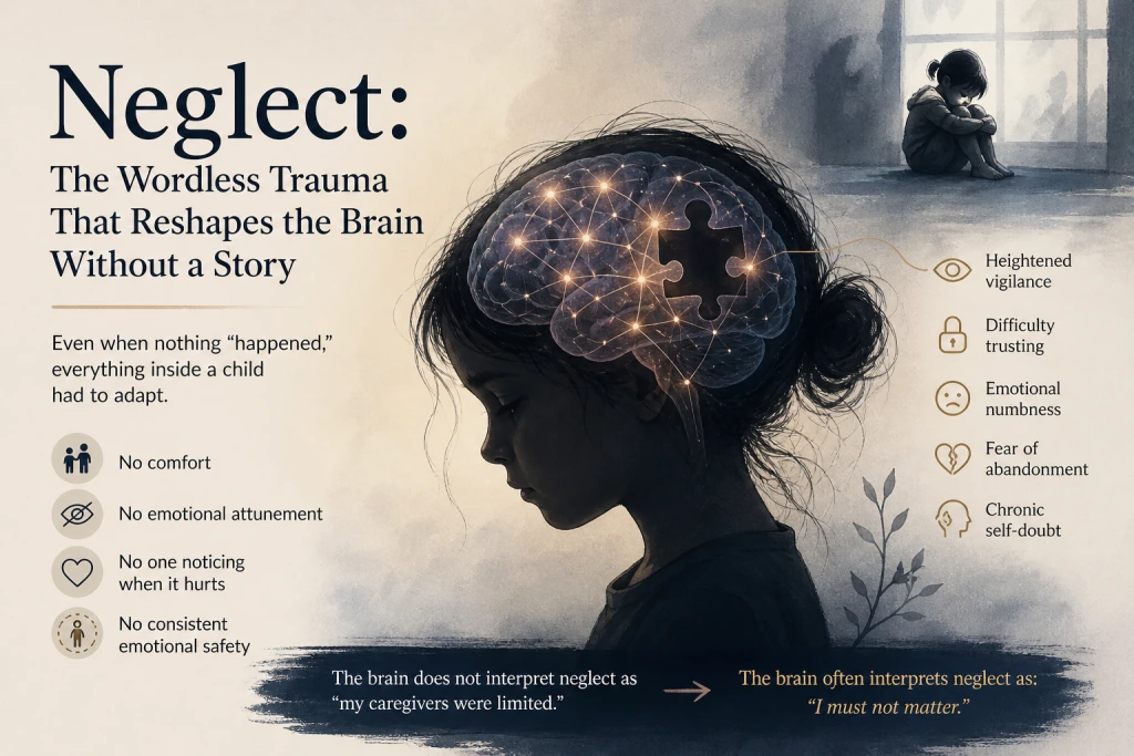 Neglect: The Wordless Trauma That Reshapes the Brain Without a Story Banner