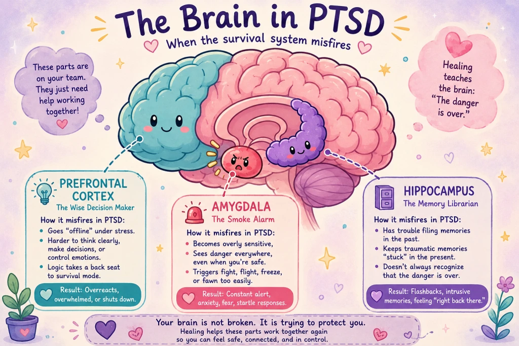 PTSD Is Not Weakness: A Simplified Look at the Neurobiology of Trauma Banner