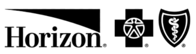 Horizon, Blue Cross Blue Shield, and UnitedHealthcare logos