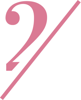 Pink number 2 with diagonal line graphic
