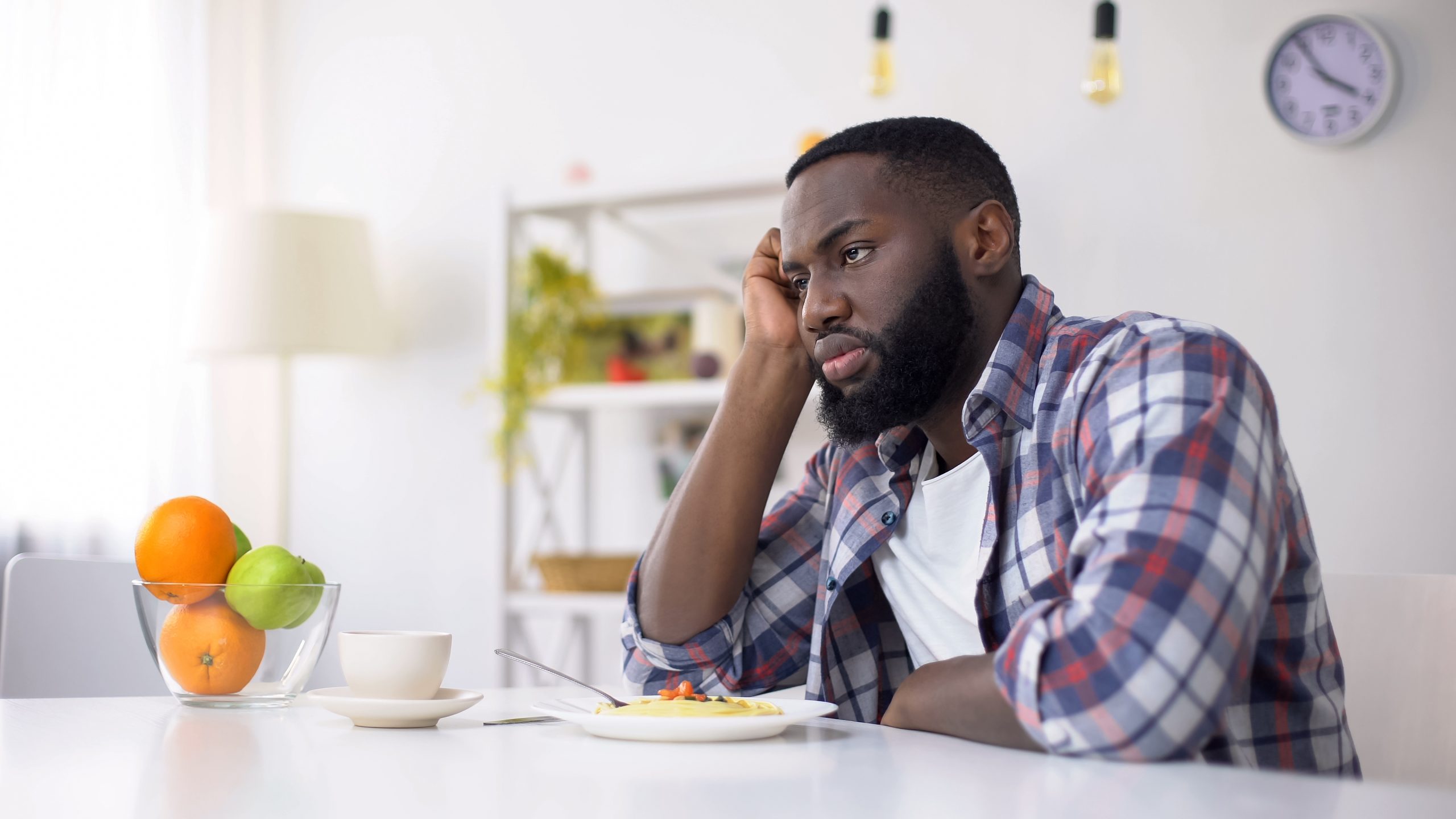 African Americanmanhavingnoappetiteeatingdisorderdepressionproblem
