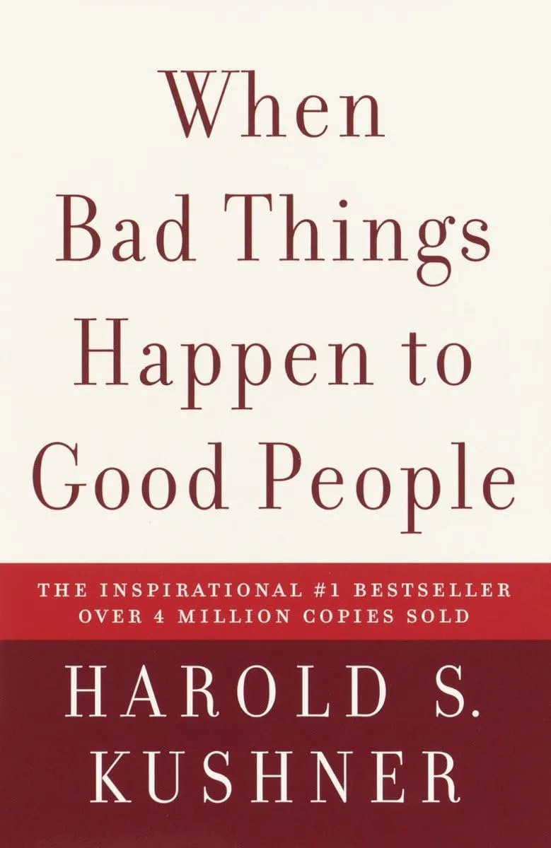 When Bad Things Happen to Good People book cover by Harold S. Kushner, marked as #1 inspirational bestseller with over 4 million copies sold