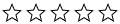Five-star rating display